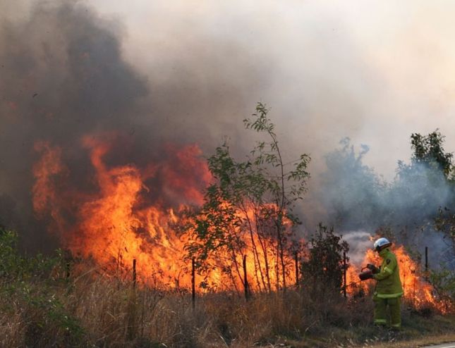 FNQ bushfire - our fire season comes toward the end of the dry season